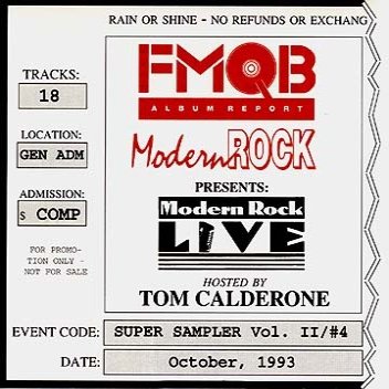 FMQB Modern Rock Sampler Vol. II/#4 (Live Radio Station Promo)